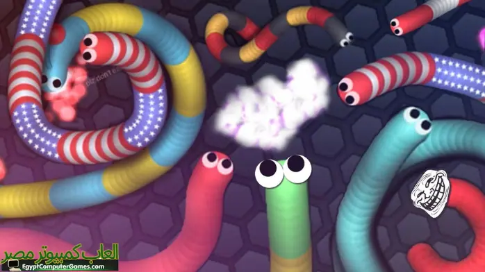 تحميل لعبة الثعبان سلذريو Slither.io للكمبيوتر - اونلاين