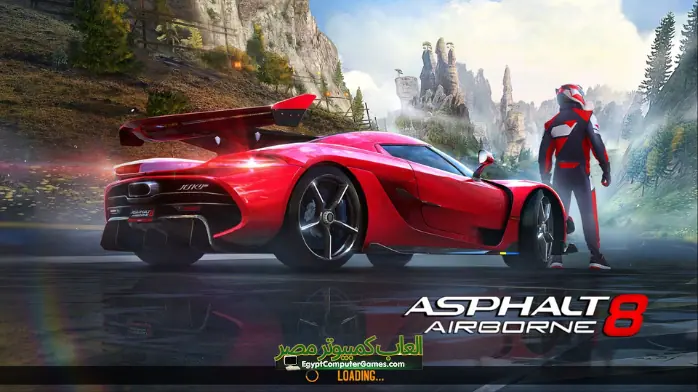 تحميل لعبة Asphalt 8 مهكرة من ميديا فاير